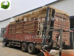 山西太原張經理訂購12000平方米植物纖維毯裝車完
