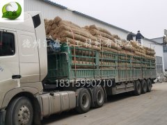 常德章經理今天訂購的護坡植草毯已裝車完畢