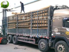 長(zhǎng)沙江經(jīng)理訂購(gòu)了20000平方米植被毯裝車發(fā)貨